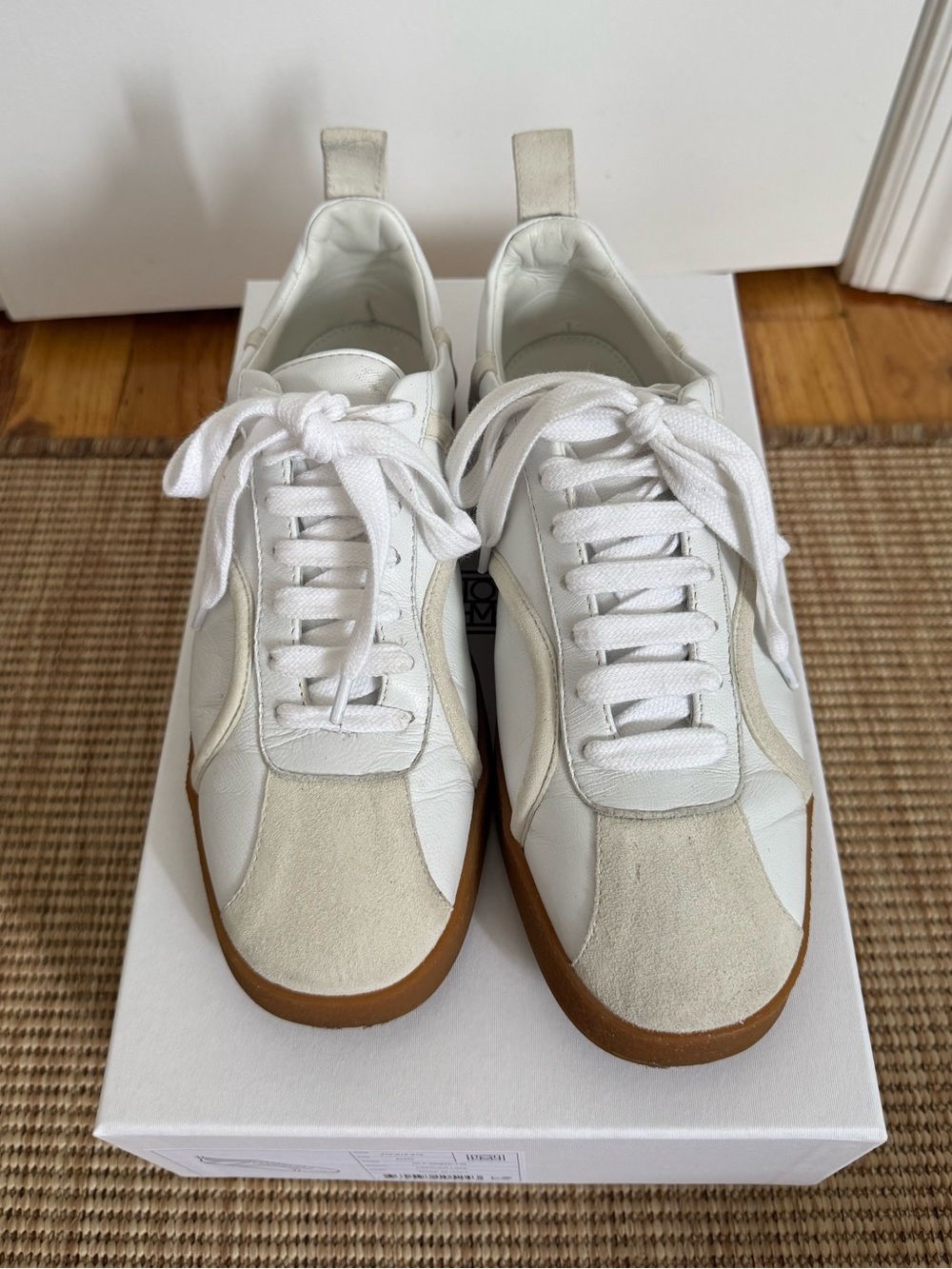Toteme The Leather low-top sneakers